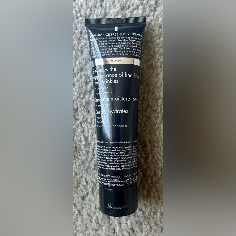 Whish Super Cream with Bakuchiol 3oz BNIB Anti-Aging Moisturizer 140 Retail - Picture 6 of 10